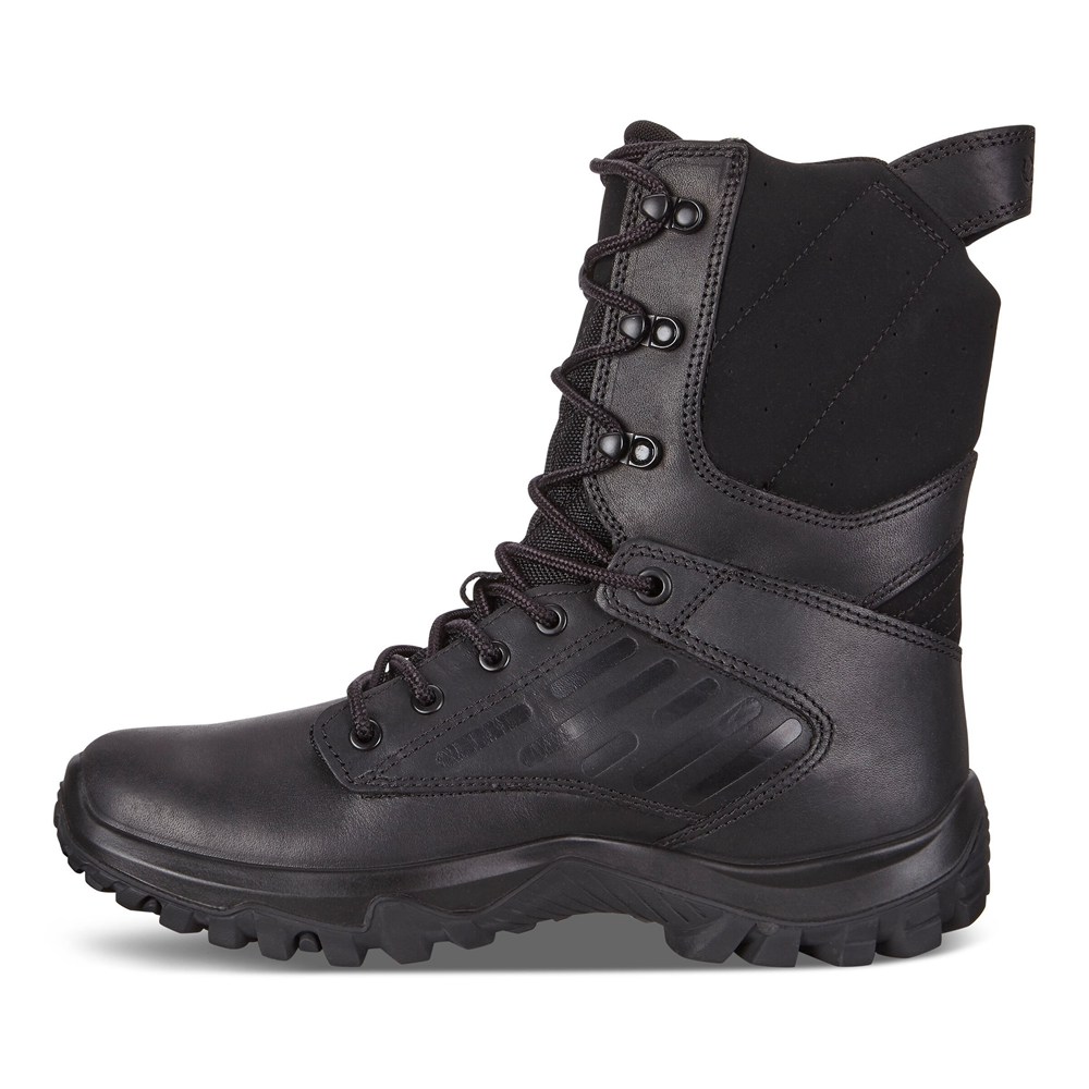 ECCO Mens Boots Black - Professional Outdoor High-Cut - JCP-519846